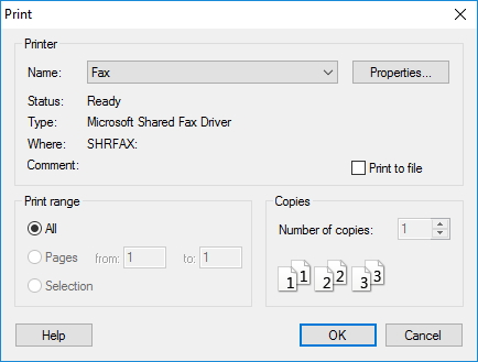 Configuring Printing Settings