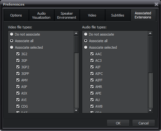 Supported Formats