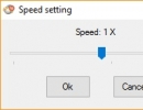 Speed Setting