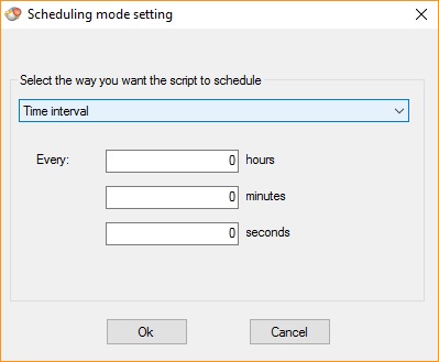 Scheduling Mode Options