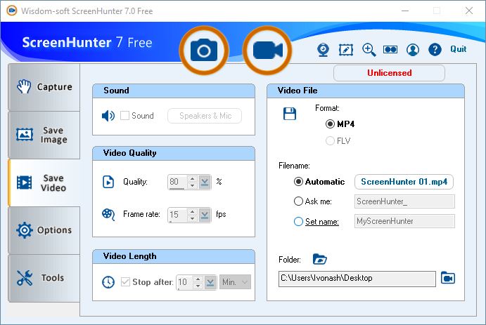 Configuring Video Recording Settings