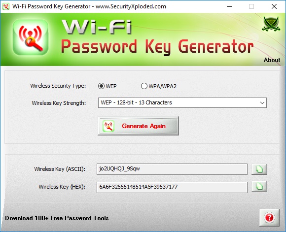 Generate Password Key