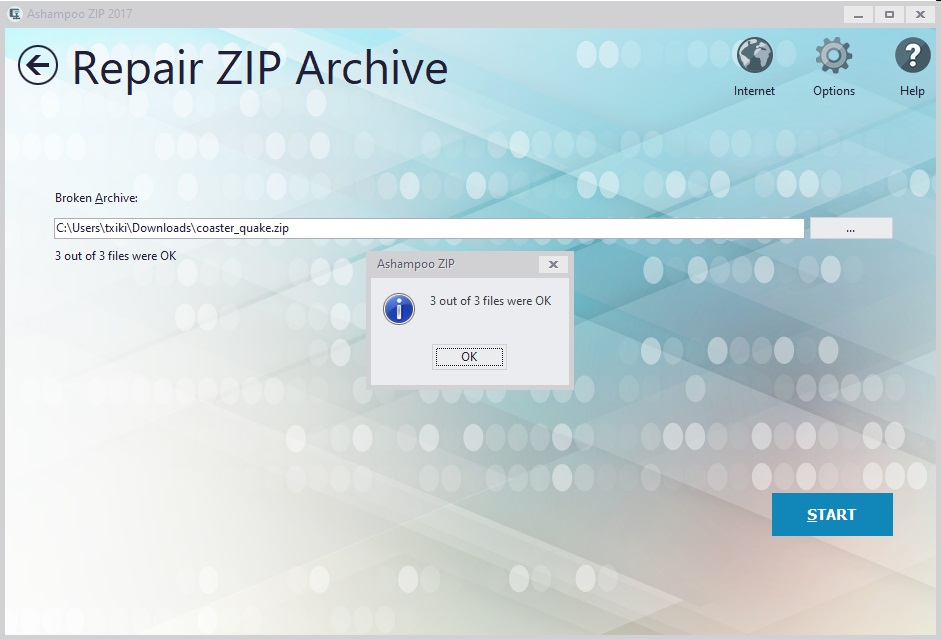 Repair ZIP Archive