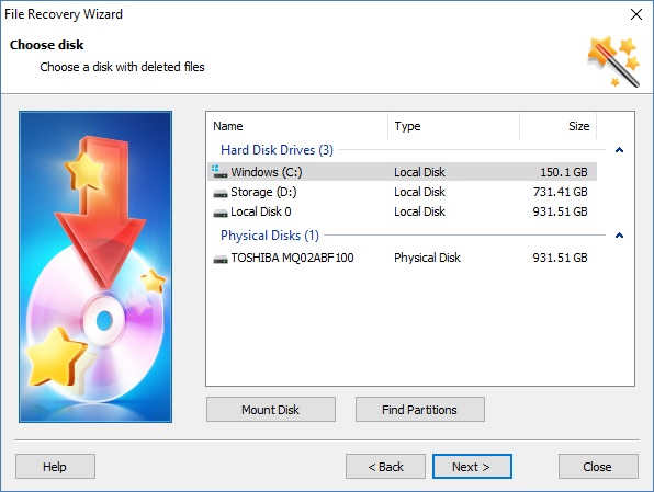 File Recovery Wizard