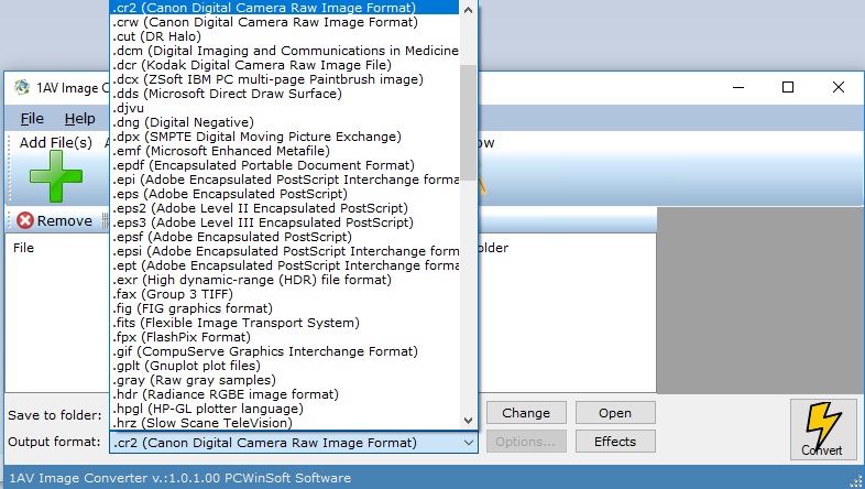 Output Formats