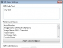 QR Code Settings
