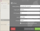 Convert From PDF Settings