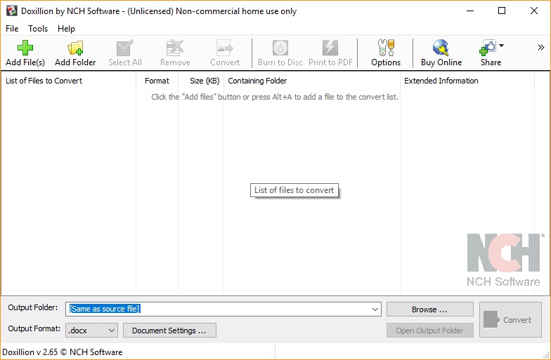 Main Interface
