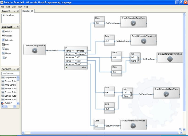 Microsoft Robotics Developer Studio 2008 screenshot