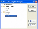 Template manager