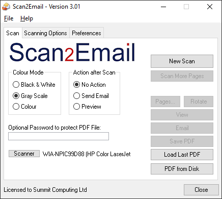 Scan2Email v3.01