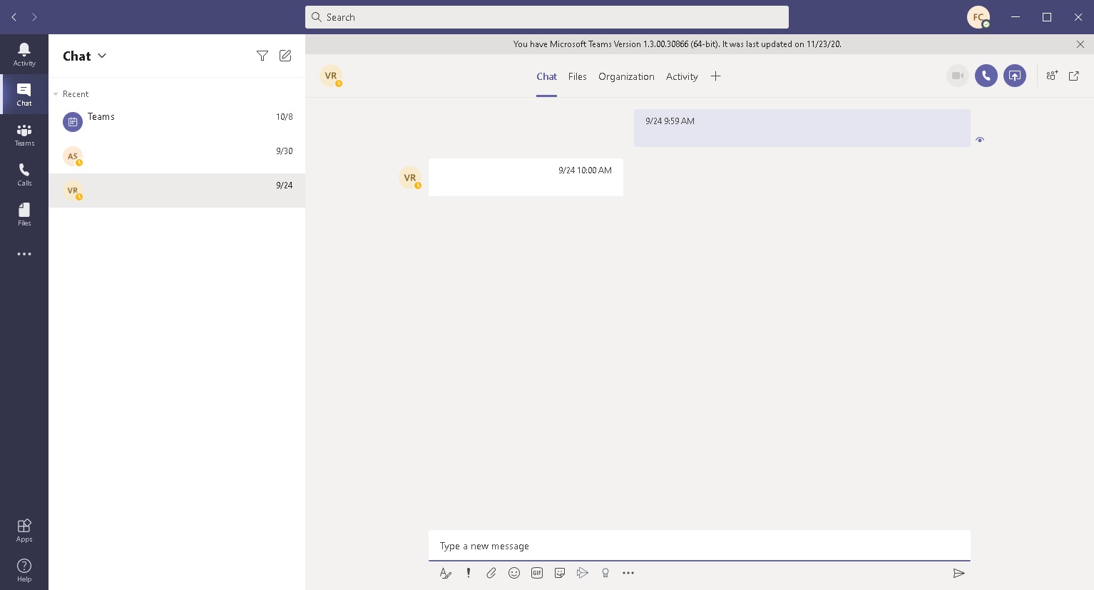 Chat Window