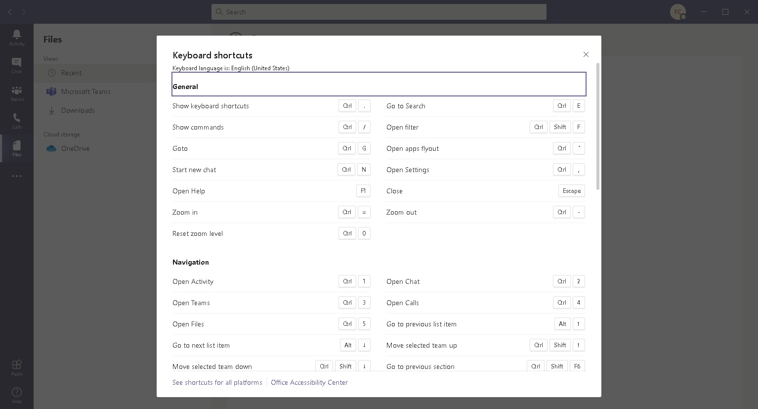 Keyboard Shortcuts