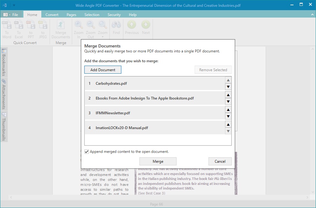 Merge PDF Files