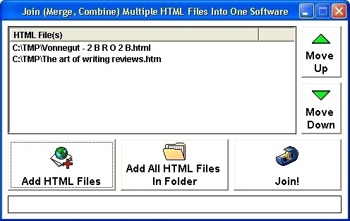 Loading HTML Files