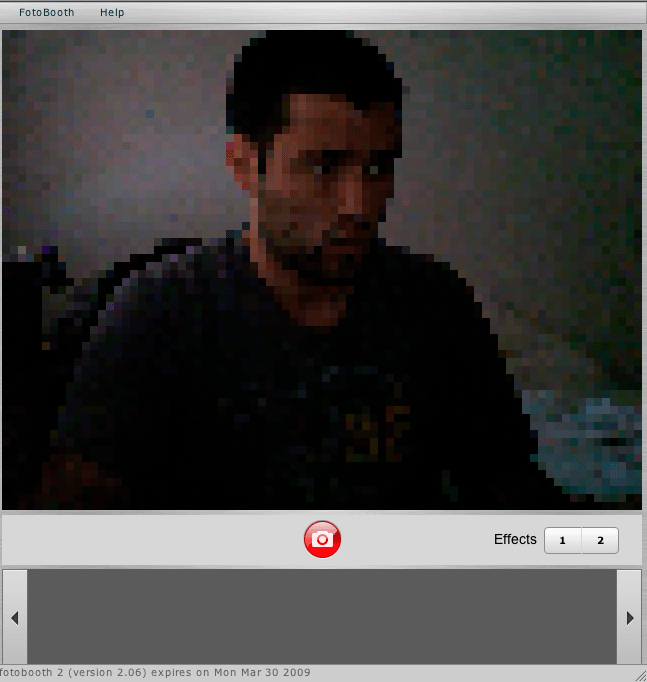 Pixelated effect