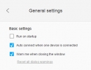 General Settings