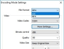 Encoding Mode Settings