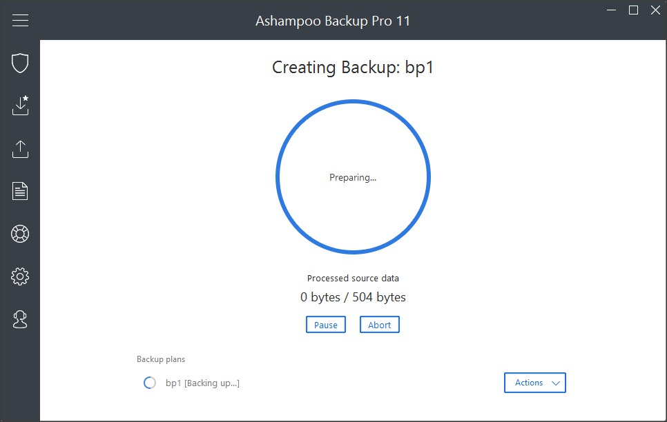 Cloud Backup Creation Process