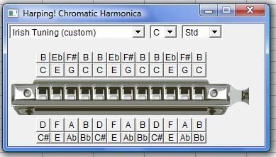 Harping Chromatic Harmonica support.