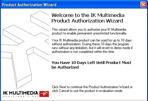 Product authorization wizard