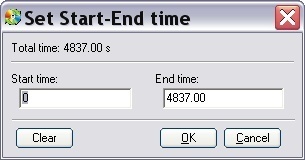 Set Start-End time