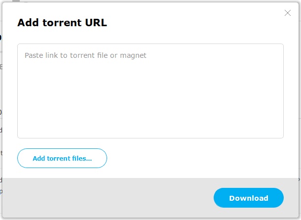 Add Torrent Files