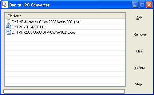 Selecting Files to Convert