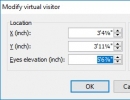 Modify Virtual Visitor
