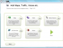 Map, traffic, voices