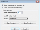 Bookmarks Settings