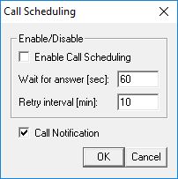 Call scheduling
