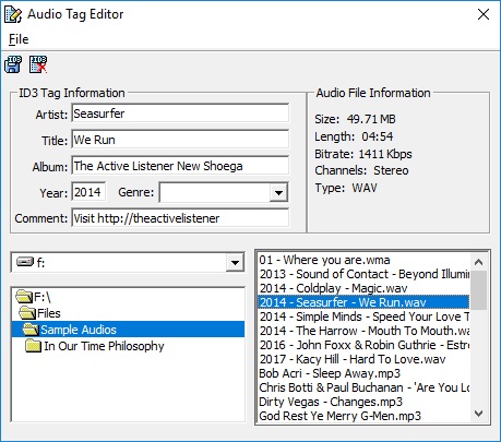 Audio Tag Editor