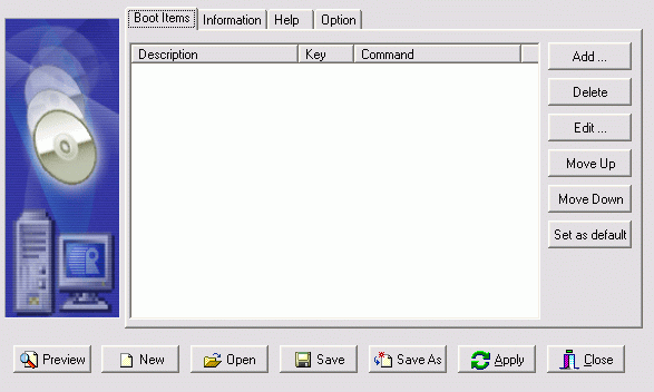 Multi-boot image editor