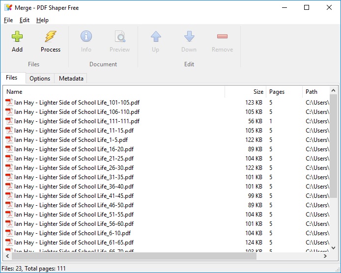 PDF Merge