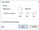 Configuring Video Splitter Settings