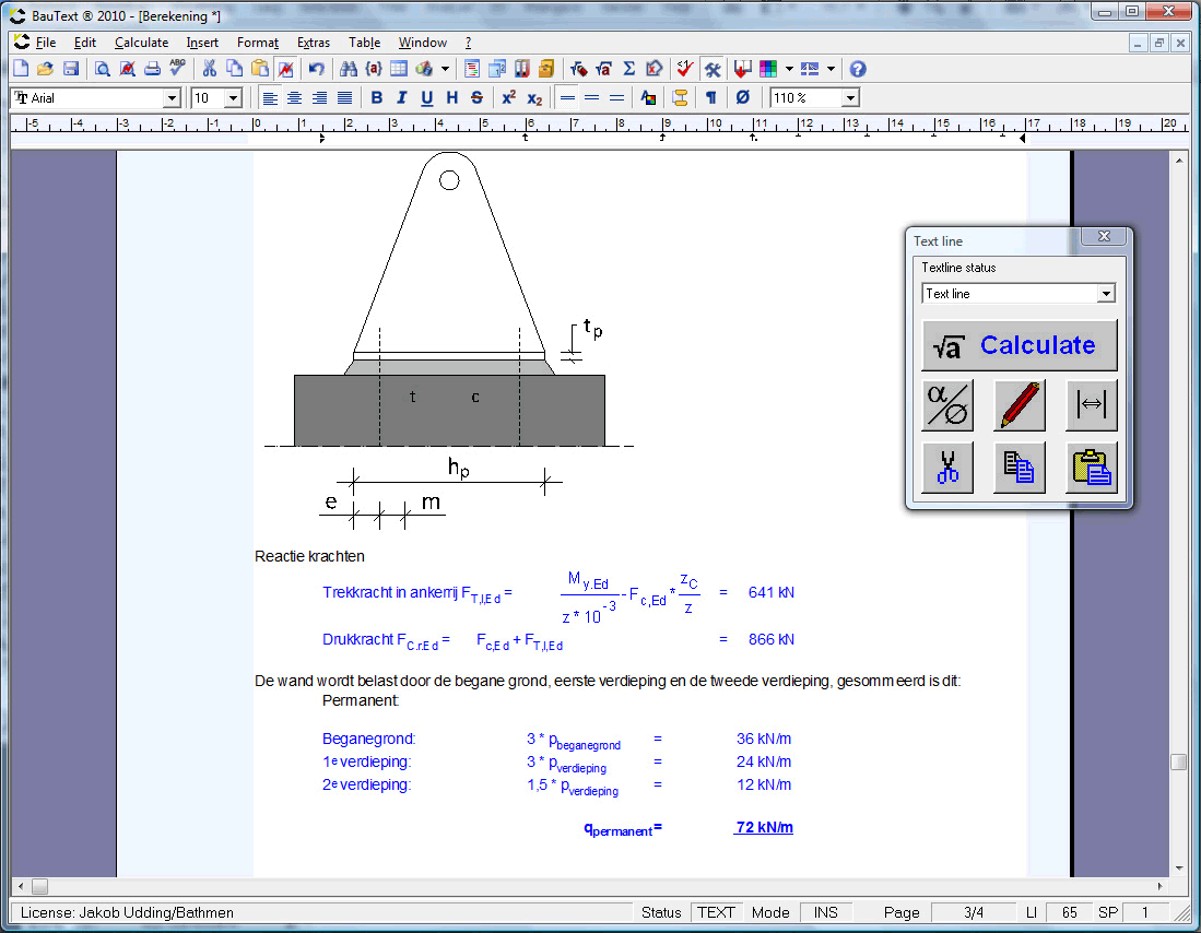 Main window