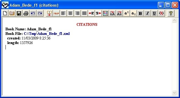 Citation Editor