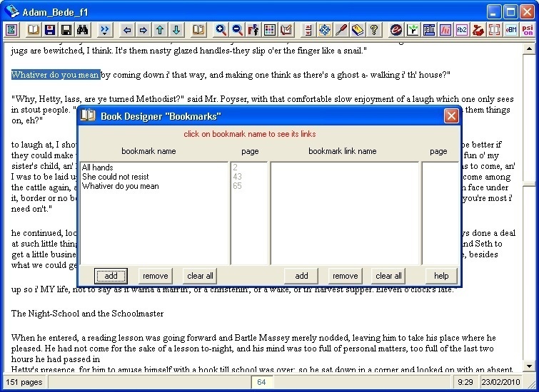 Bookmarks Editor