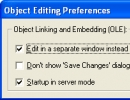 Object Editing Preferences