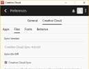 Creative Cloud Preferences