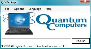 QC-Backup main screen