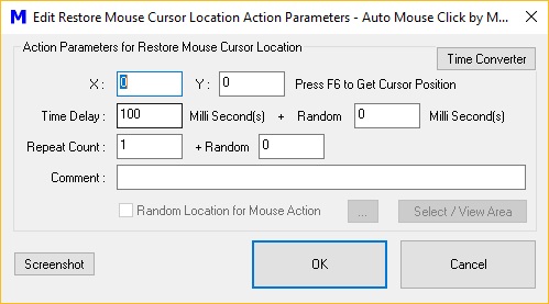 Action Parameters