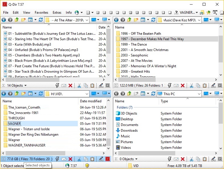 Select Disks and Directories