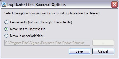 Removal option