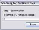 Scanning for duplicated files