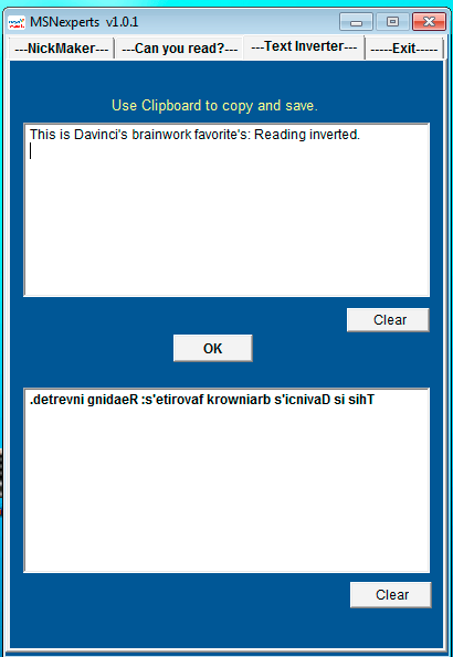 Text inverter