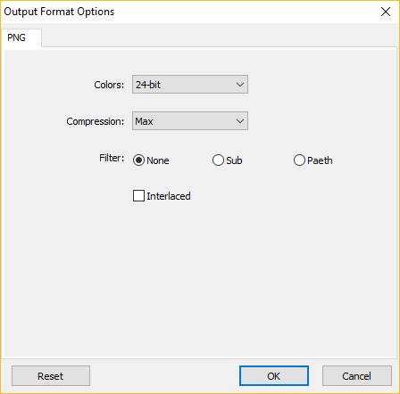 Output Format Options