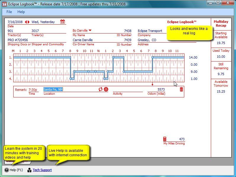 Example window