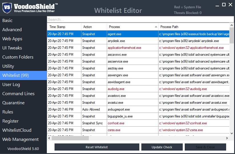 Whitelist